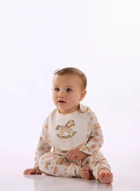 Babador Para Bebê Em Suedine Premium Multicolor Up Baby