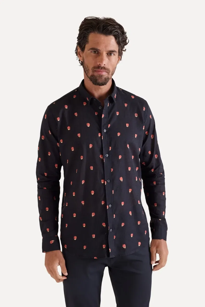 Camisa Ml Estampada Micro Animoji
