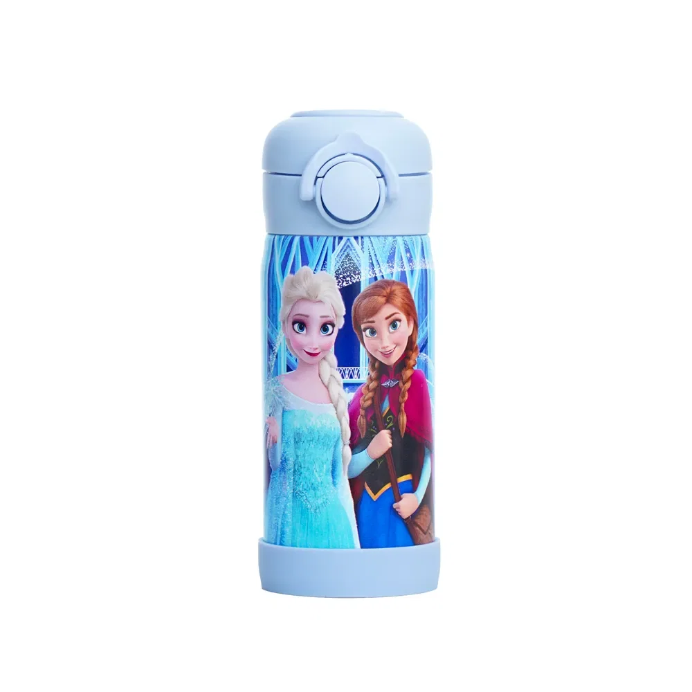 Garrafinha Térmica Infantil Frozen 350ml Azul Claro