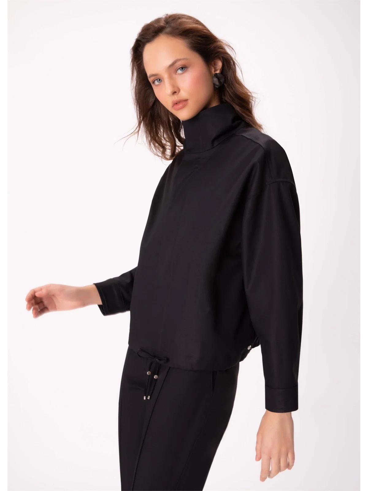Jaqueta Double Layer Utilitaria Preto