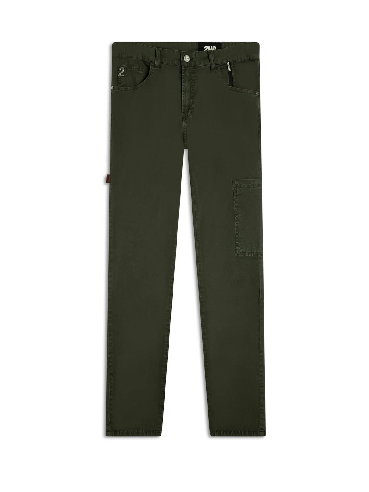 Calça Comfort Slim Color Verde Militar — imagem 1