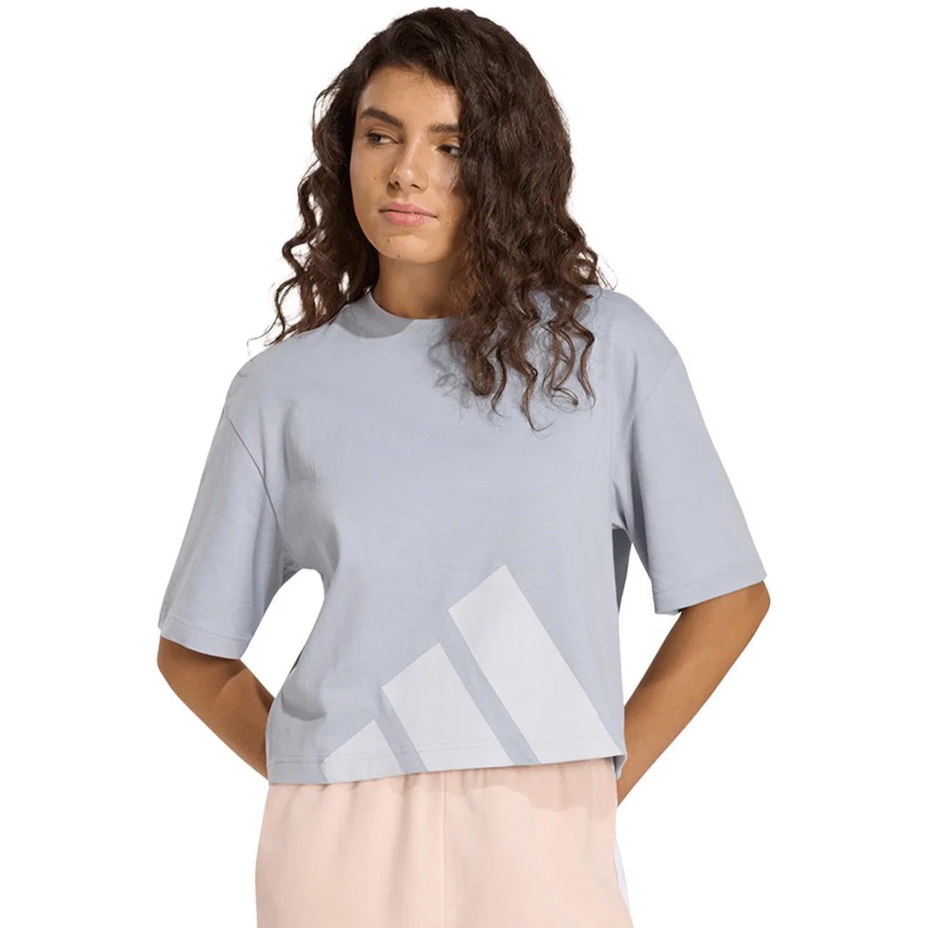 Blusa Cropped Adidas Boyfriend Essentials Big Logo - Feminino