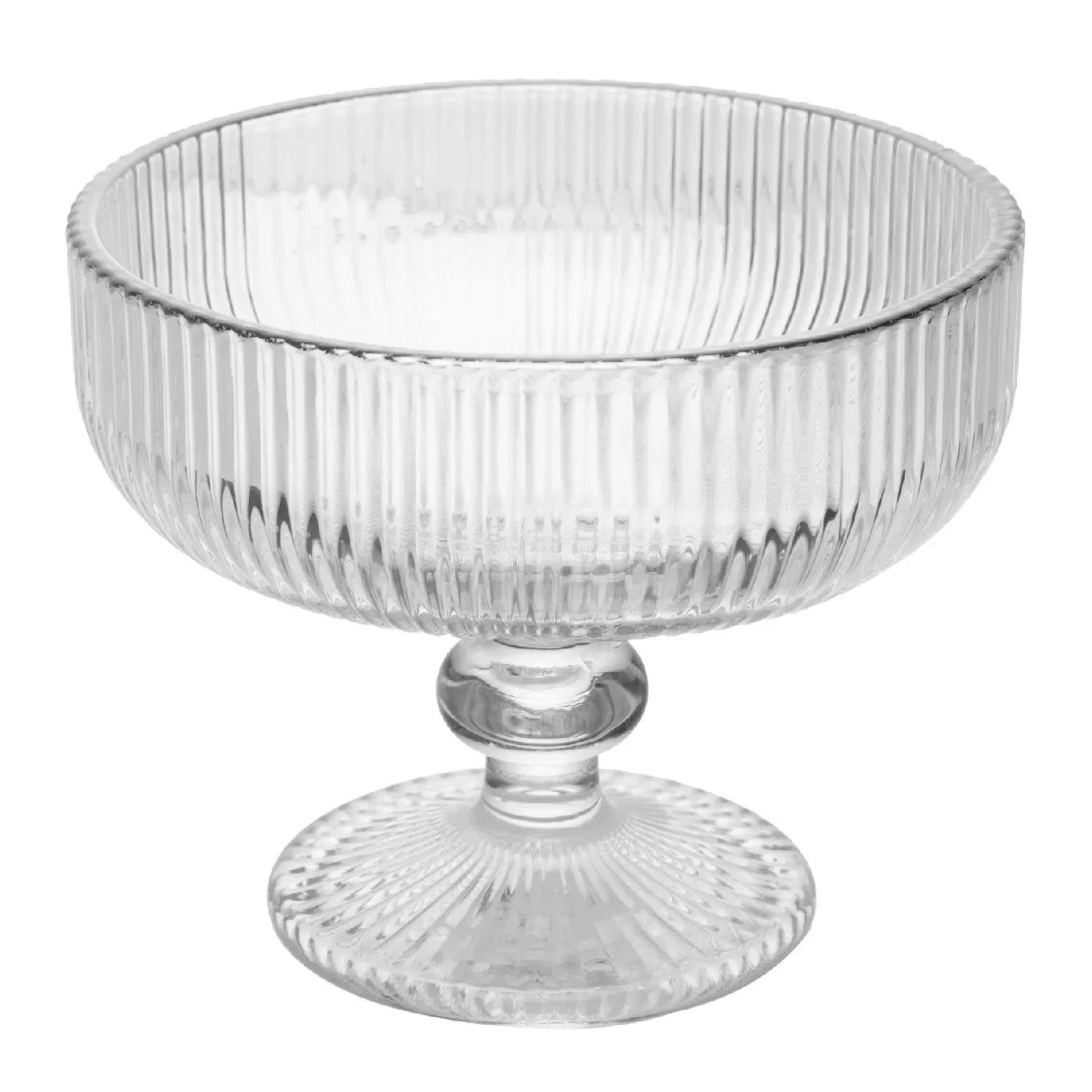 Taça de Sobremesa Lines de Cristal 300ml Wolff