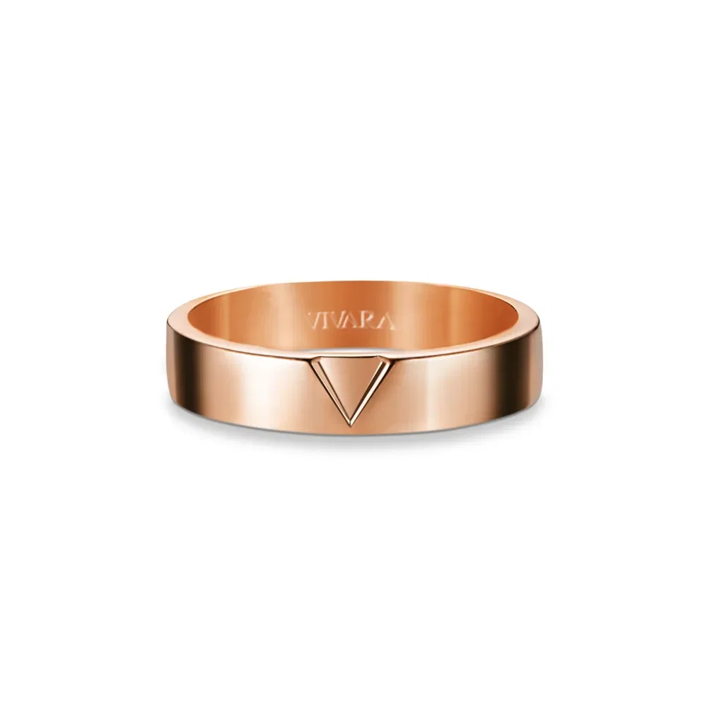 Anel Vivara em Ouro Rosé 18k, 4,3mm — imagem 1