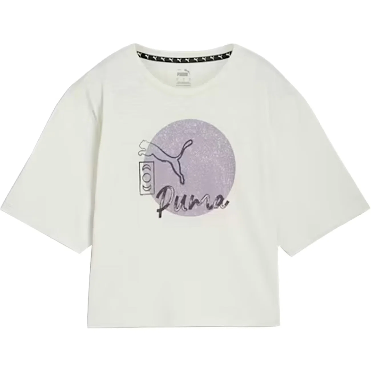 Blusa Cropped Puma Studio - Feminina