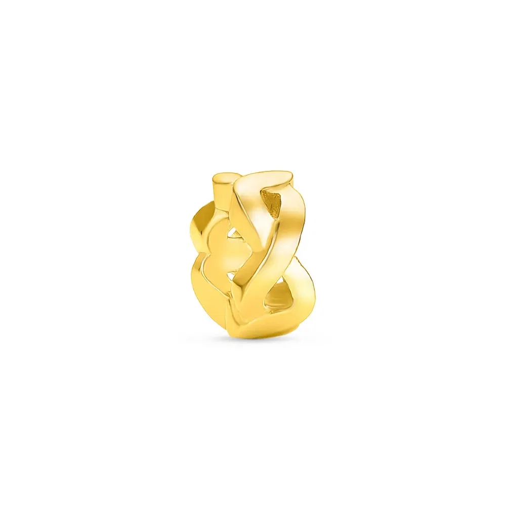 Separador Life Timeless em Prata 925 com Banho de Ouro Amarelo 18k