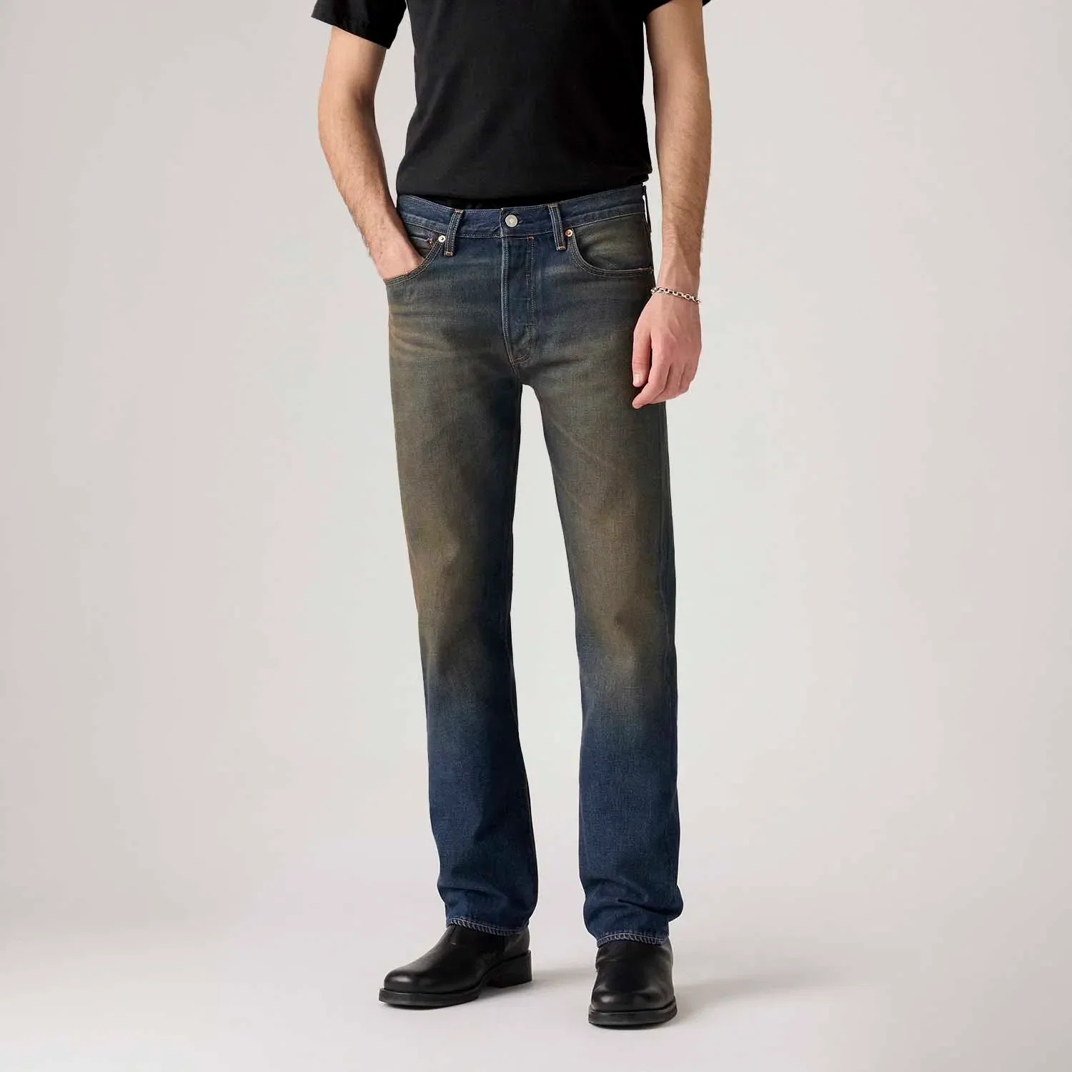 Calça Jeans Levi's® 501® Original Lavagem Escura — imagem 1