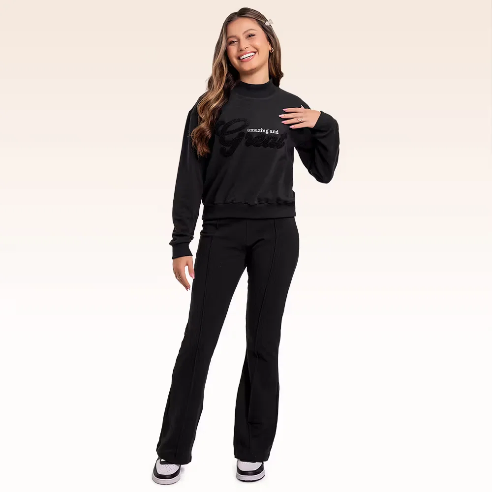 Calça em molecotton