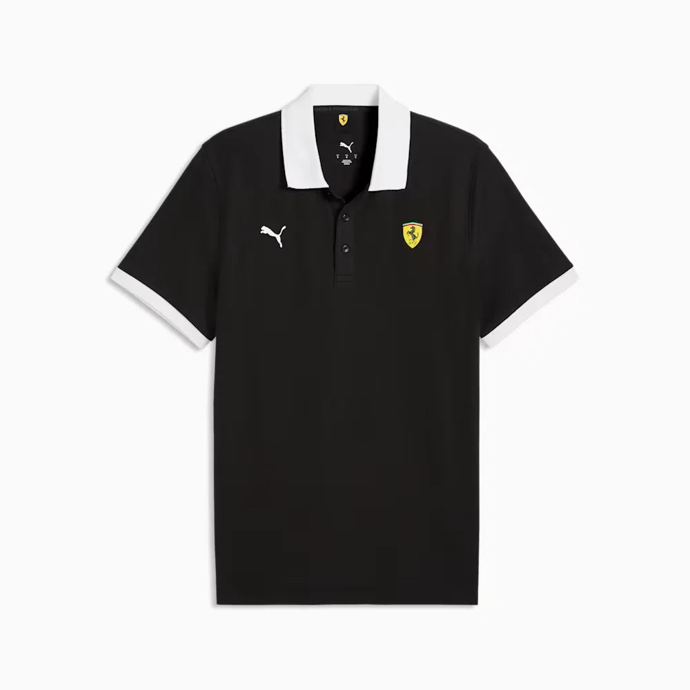 Camisa Polo Scuderia Ferrari Pique Masculina
