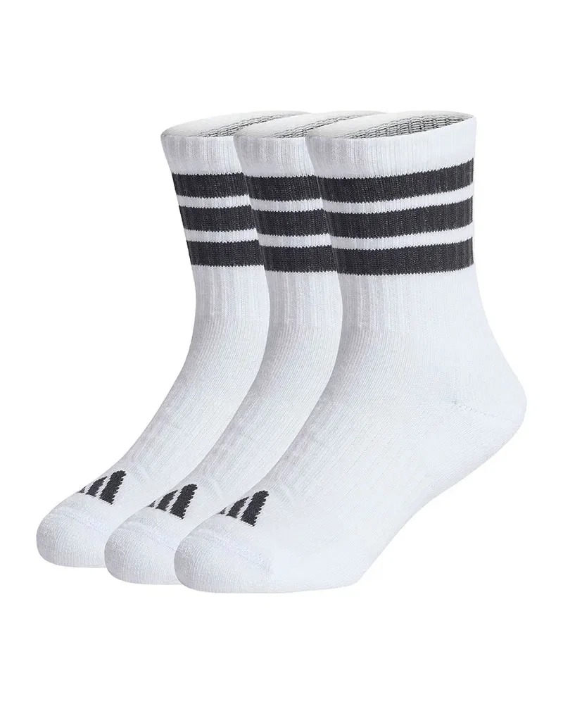 Meia adidas 3 Stripes KD Crew 3 Pares Infantil — imagem 1