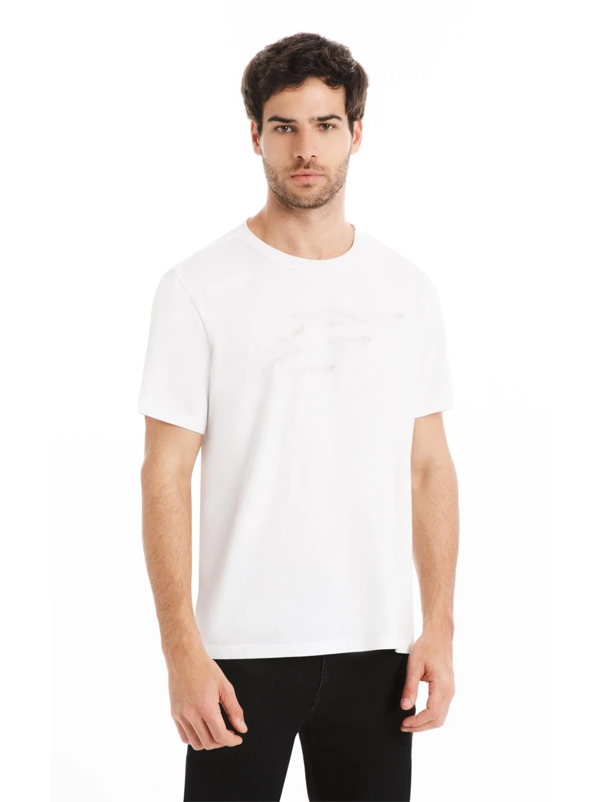 T-Shirt Cotton Fine Maxi Easa Branco — imagem 1