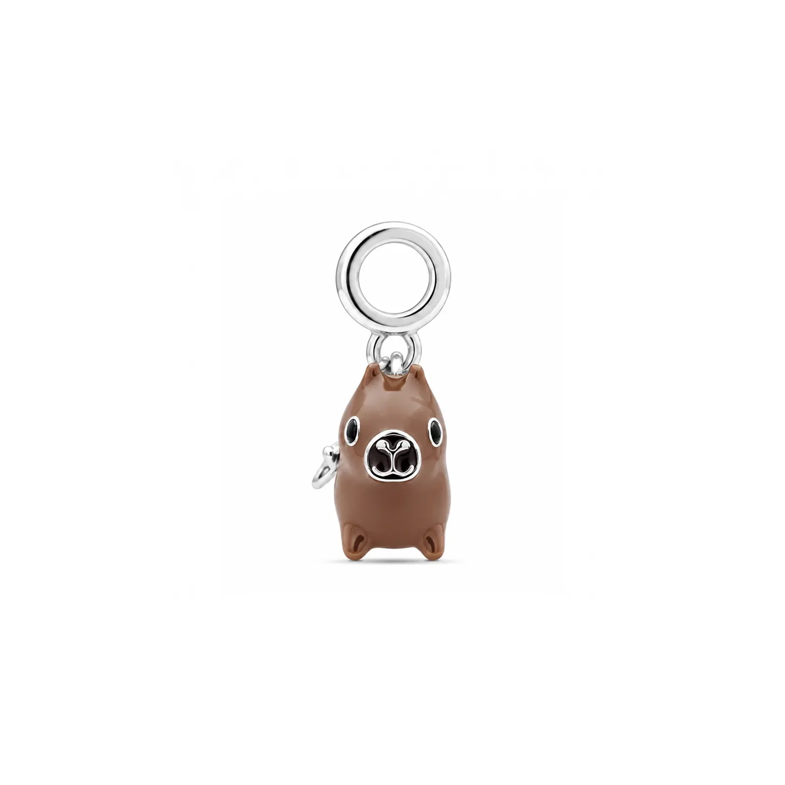 Pingente Life Capivara Mãe em Prata 925
