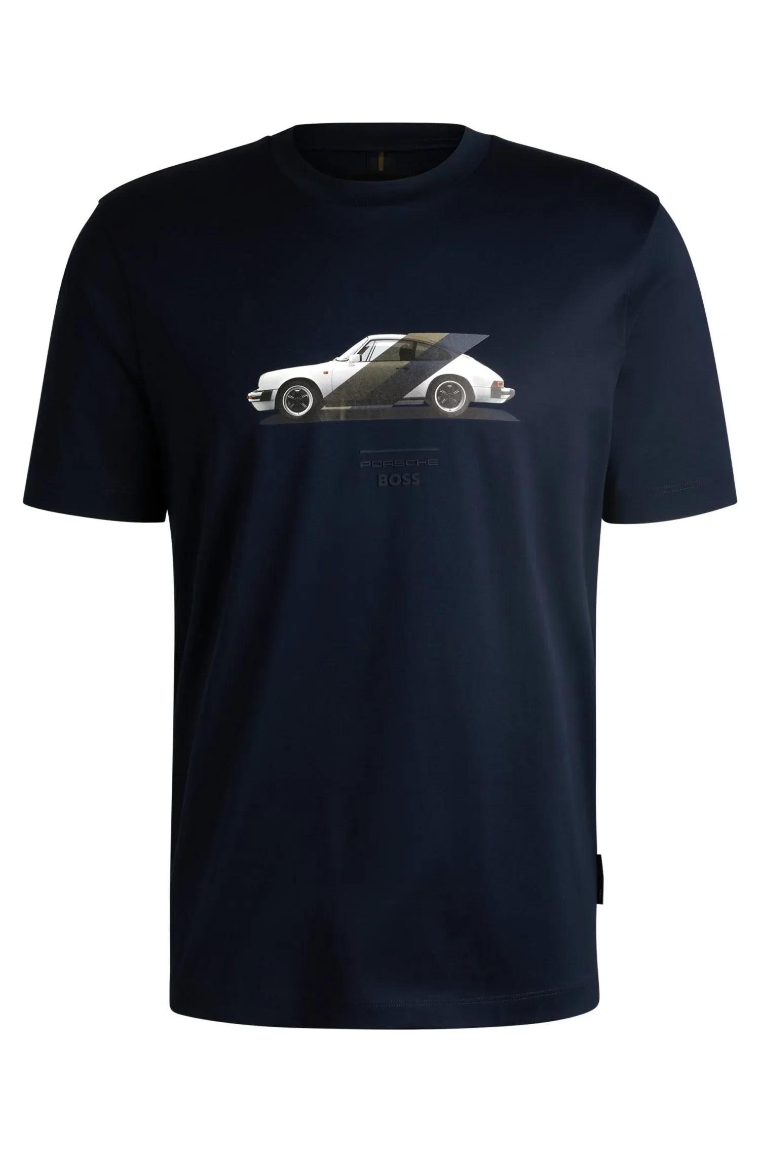 Camiseta Porsche X BOSS Em Algodão Mercerizado Com Logo — imagem 1