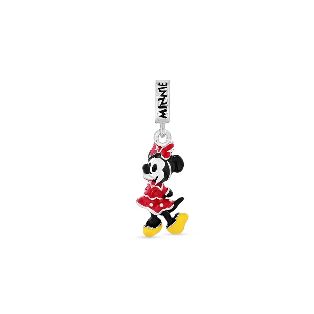 Pingente Life Disney Minnie em Prata 925 com Esmalte — imagem 1
