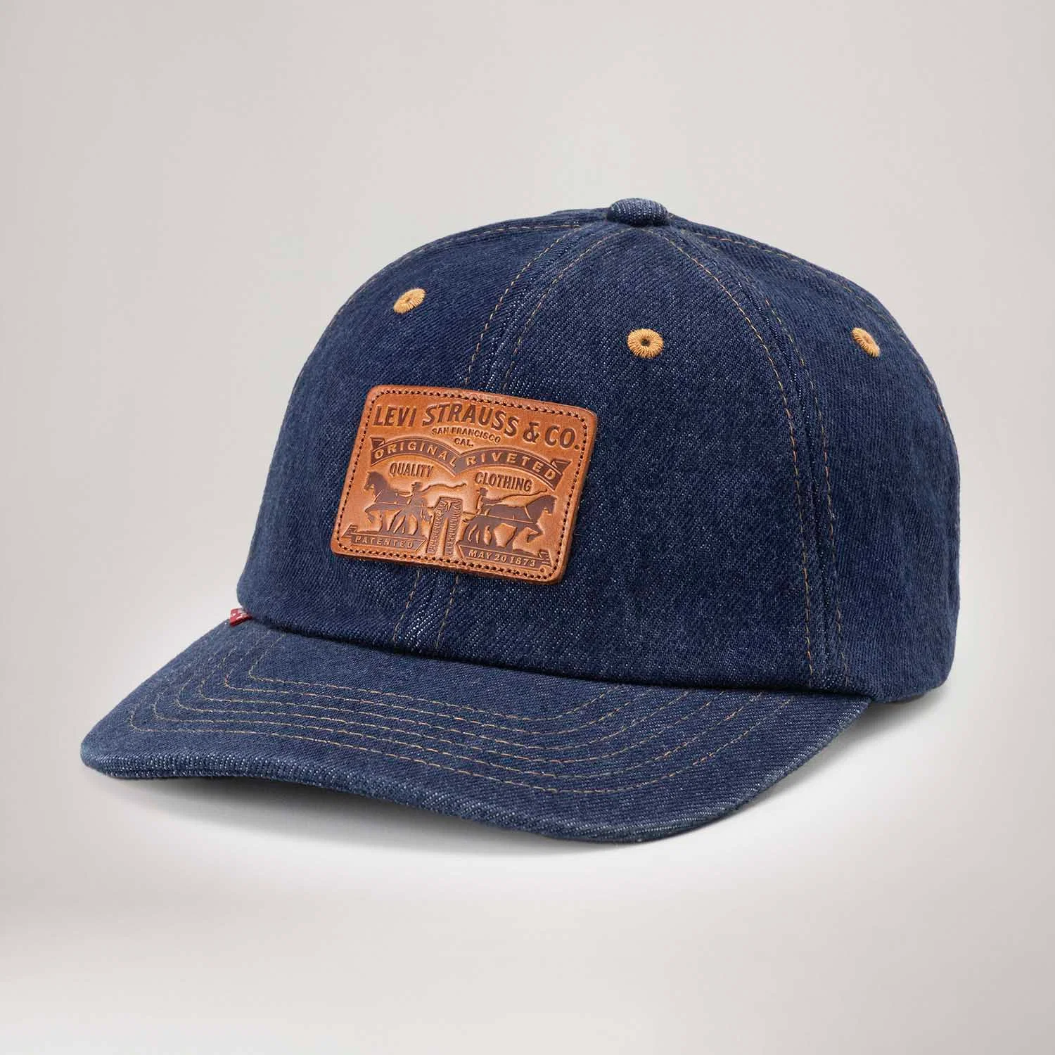 Boné Levi's® Relaxed Dad Heritage Azul — imagem 1