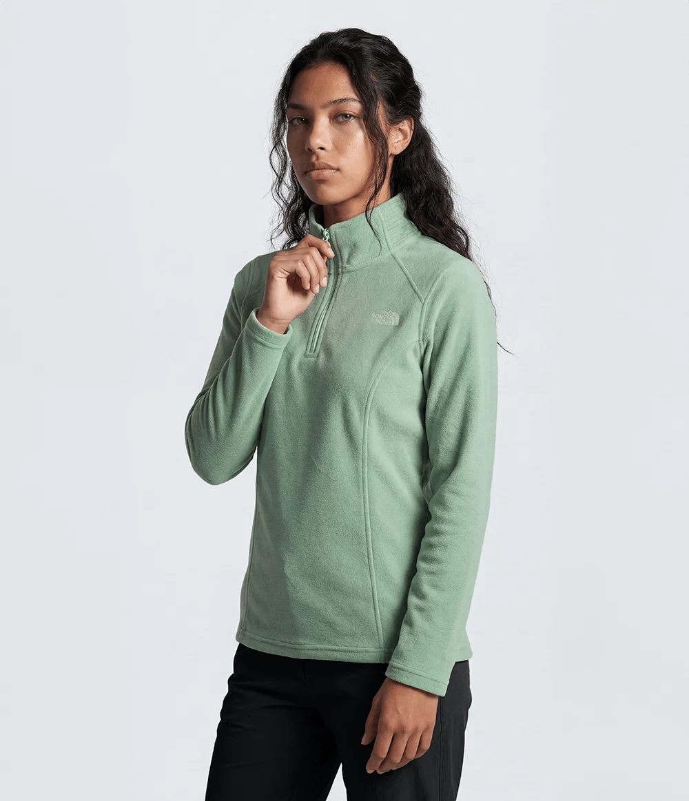 Fleece Feminino Glacier 1/4 Zip Slate Moss — imagem 1