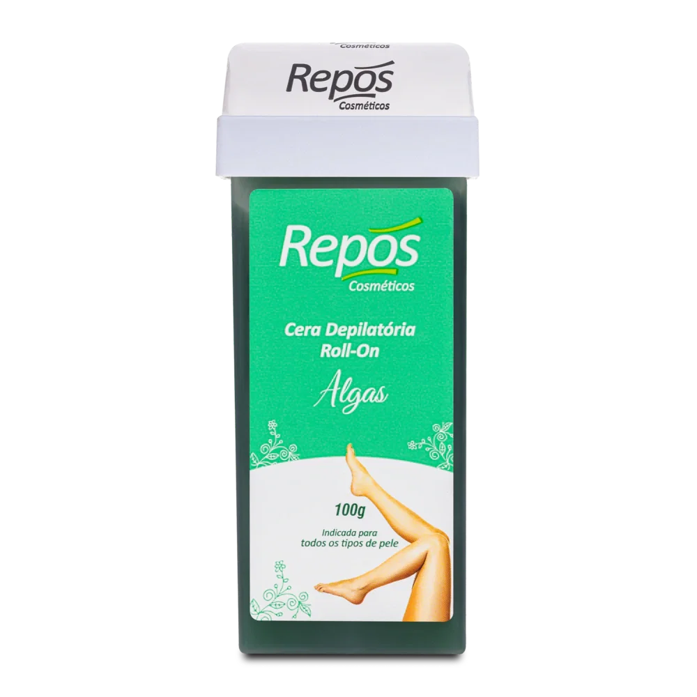 Cera Depilatória Repos Roll-On Algas 100g