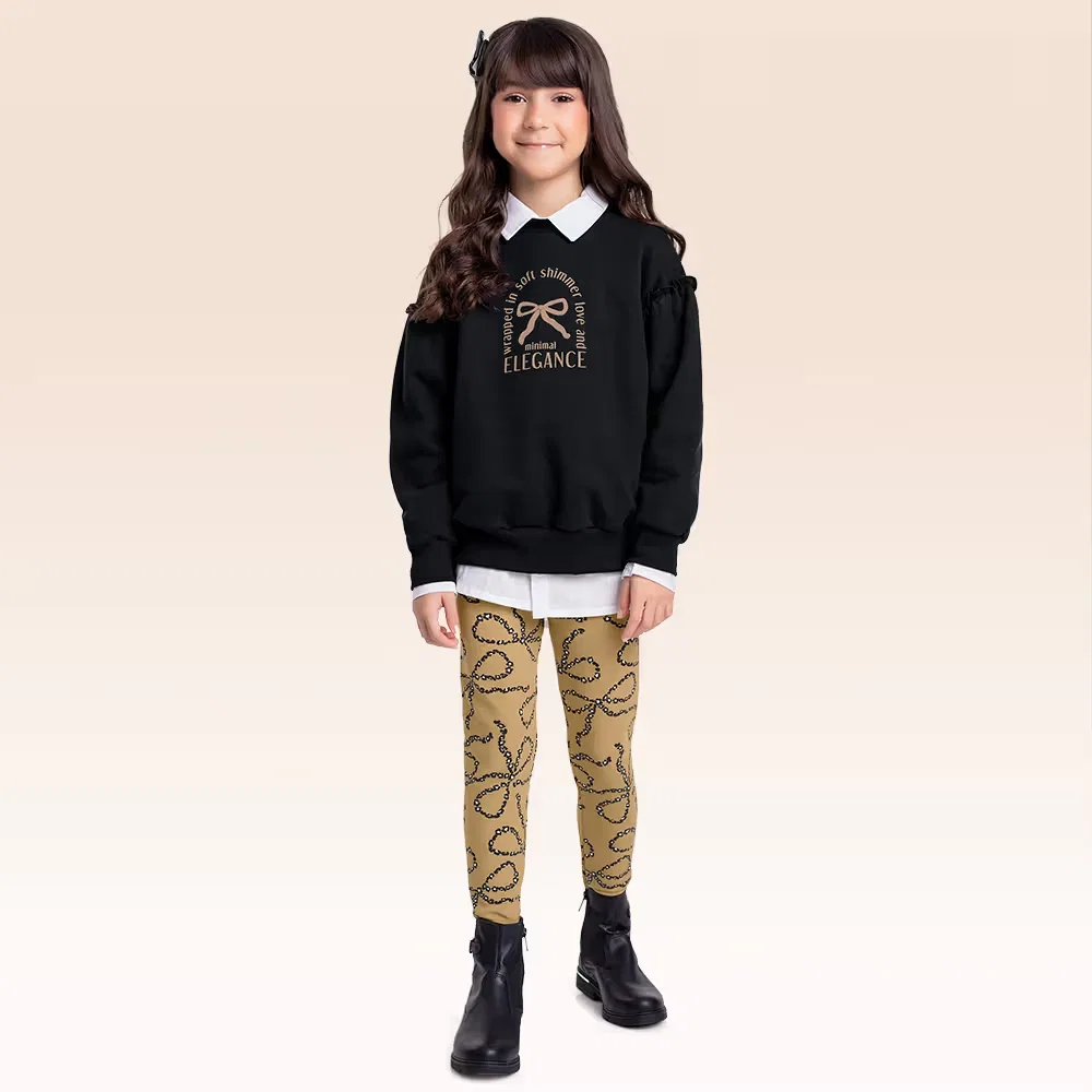 Conjunto blusão e legging