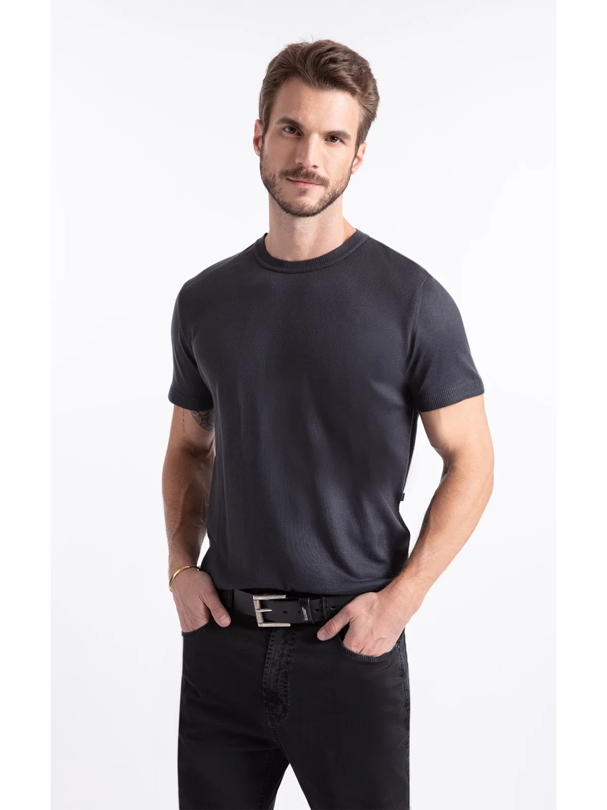 T-Shirt Power Knit Chumbo — imagem 1