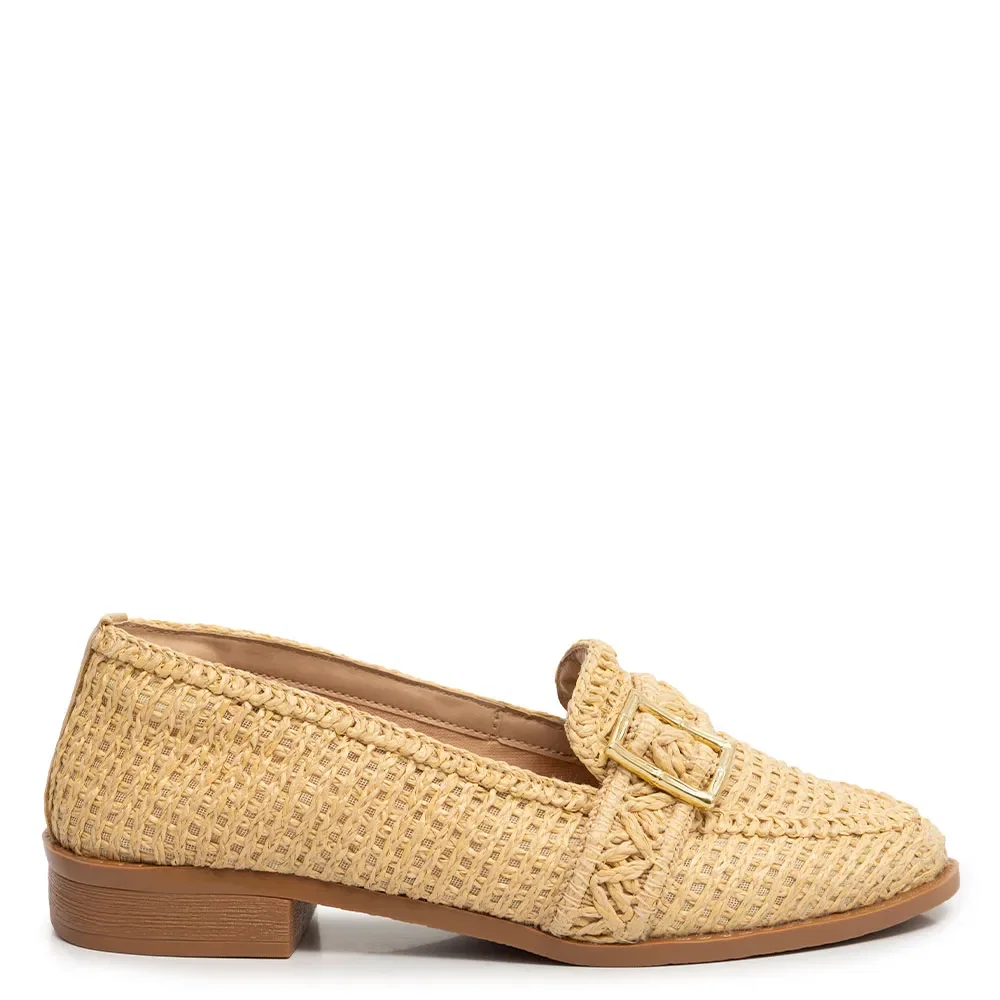 Mocassim Palha Tramado