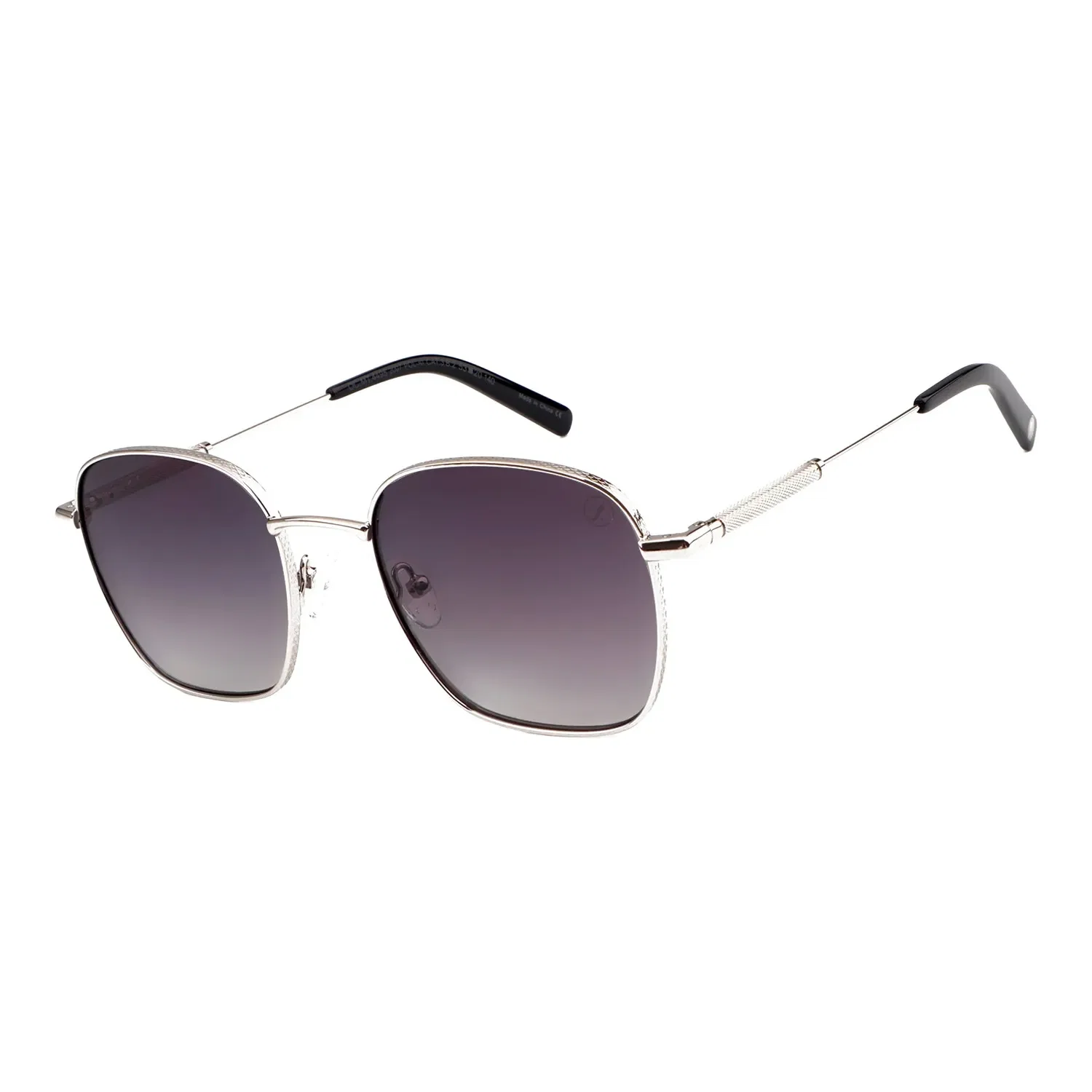Óculos de Sol Feminino Chilli Beans Redondo Degradê Prata — imagem 1