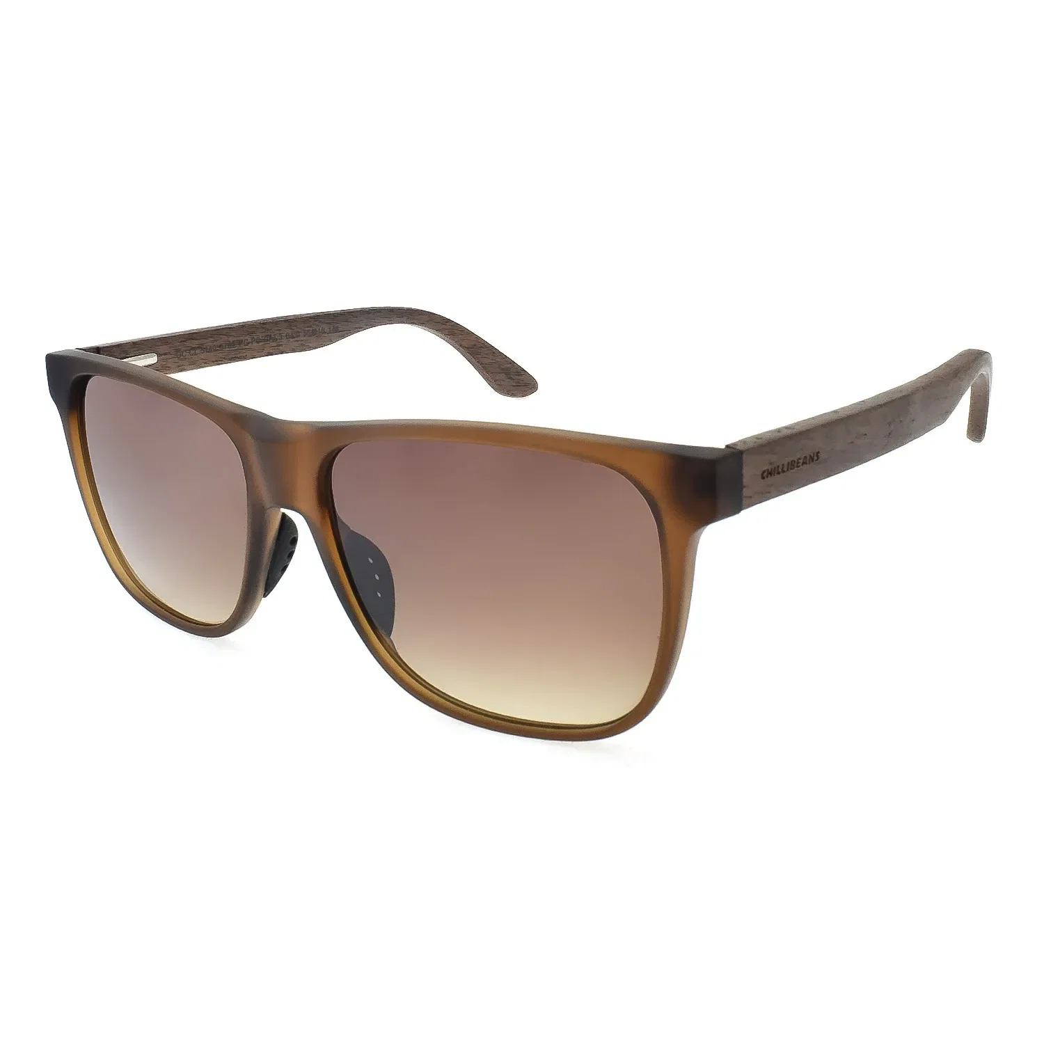 Óculos de Sol Masculino Chilli Beans Quadrado Degradê Marrom — imagem 1