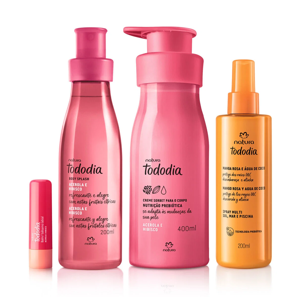 Kit Verão Tododia Acerola e Hibisco com Spray Multi Sol, Mar e Piscina — imagem 1