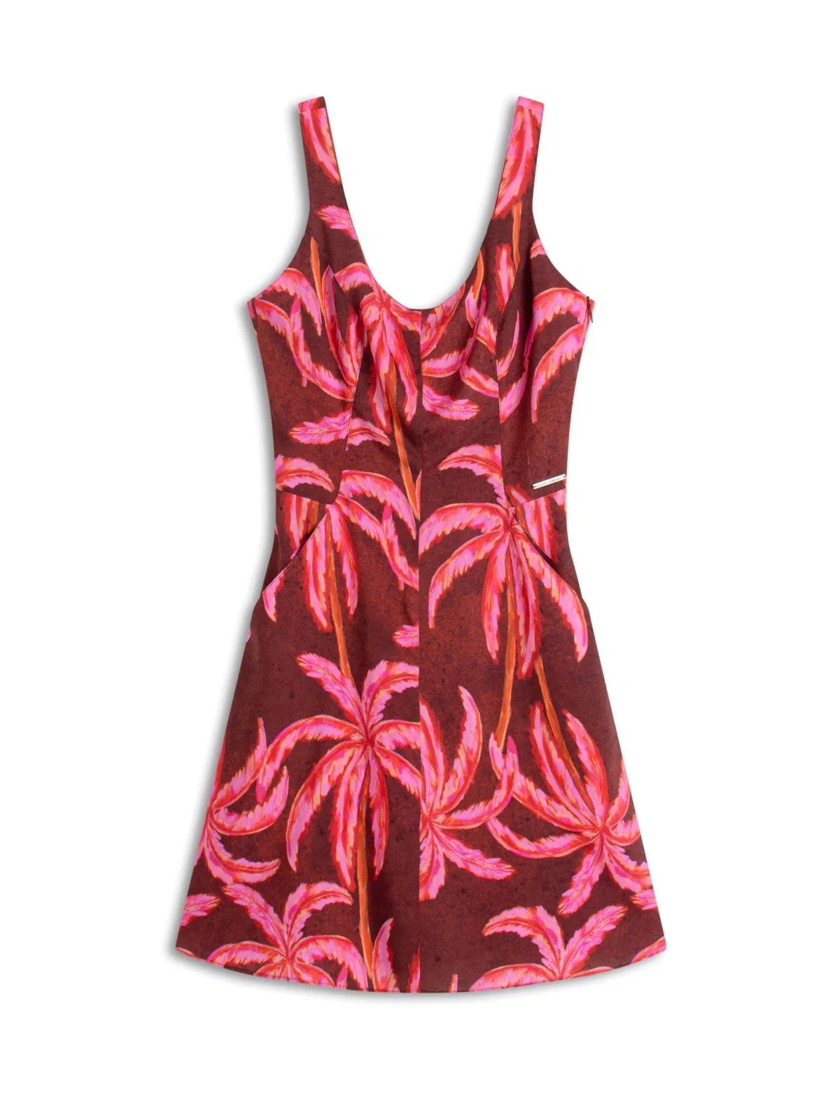 Vestido Palms Summer Vermelho — imagem 1
