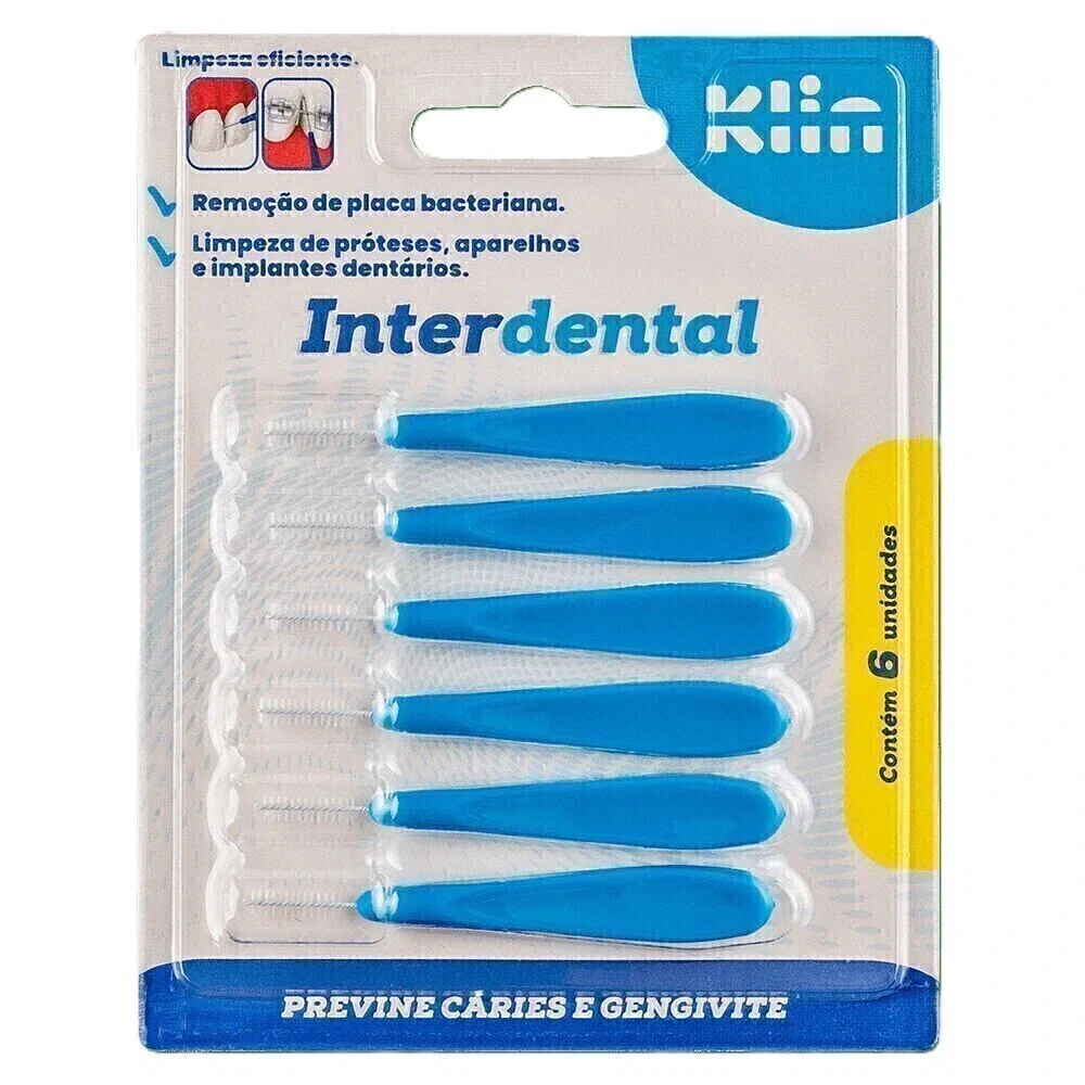 Escova Interdental Klin 6 Unidades
