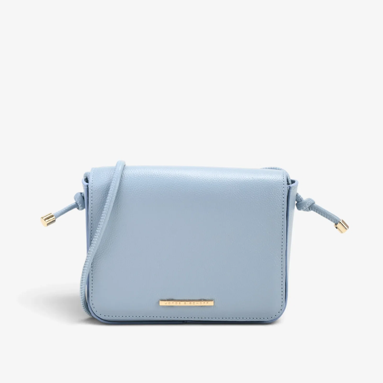 Bolsa Transversal Azul Oceano Couro