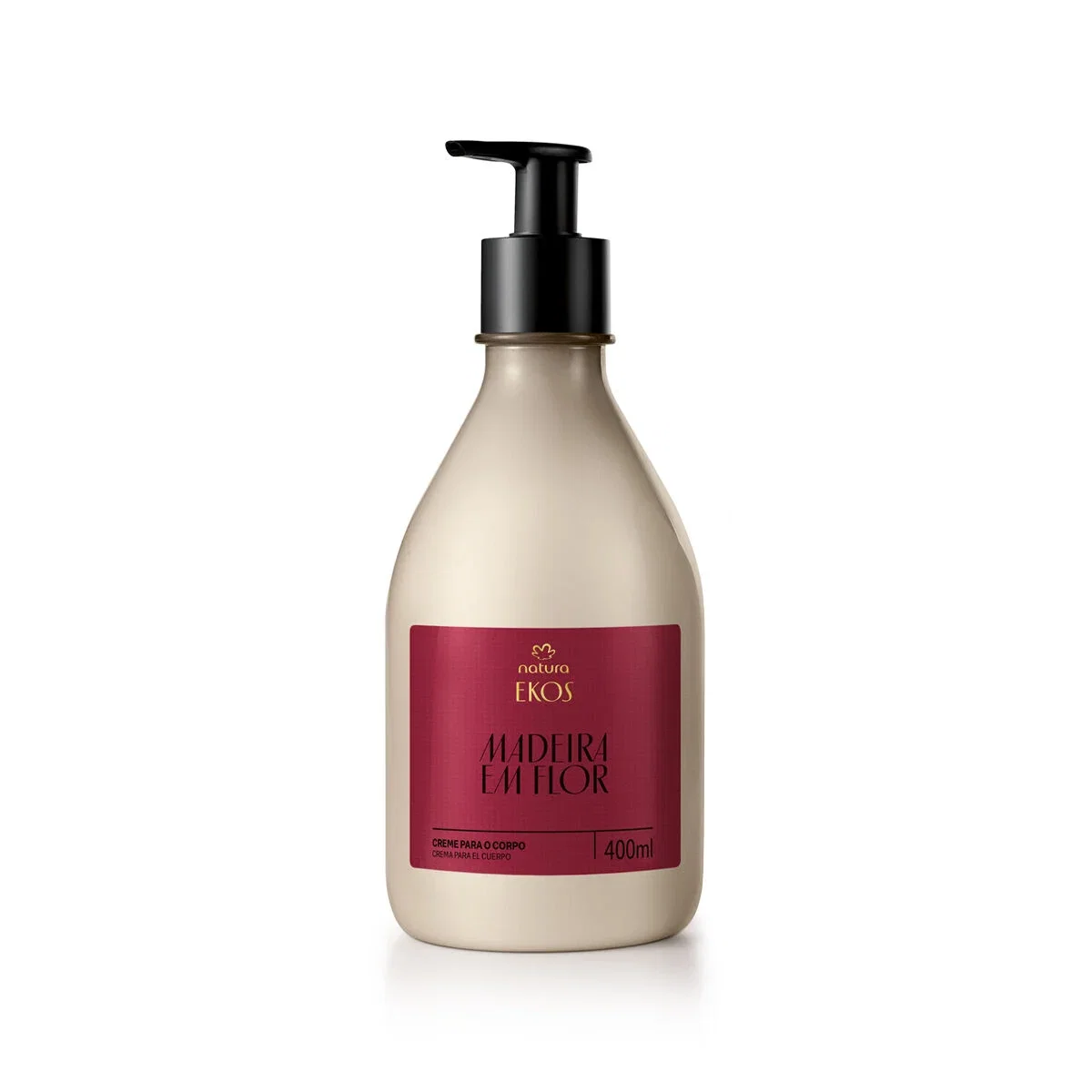 Creme Desodorante Hidratante para o Corpo Ekos Madeira em Flor 400 ml