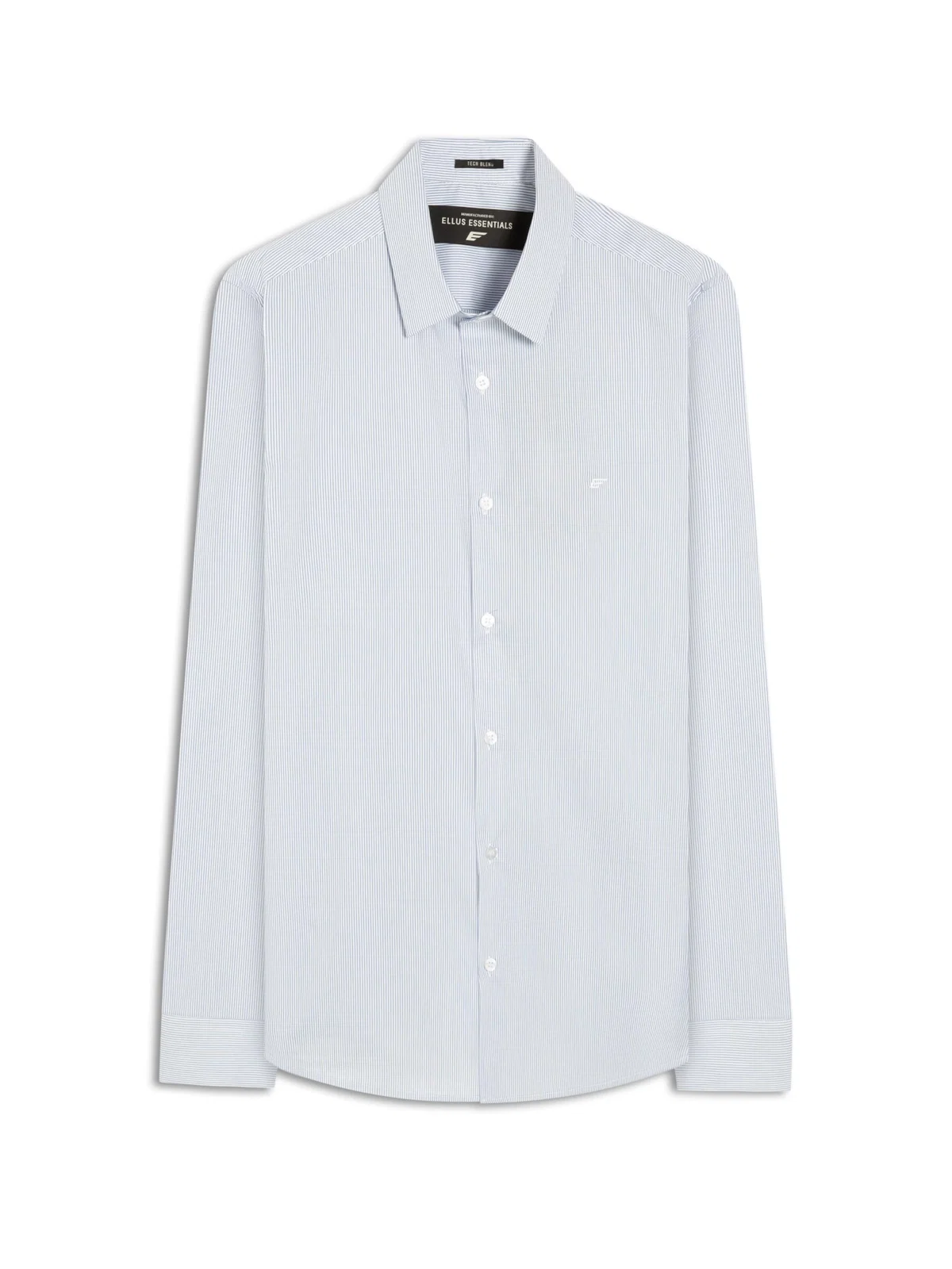 Camisa Tech Blend Ly Copenhage Slim Xangai Ml Azul Pervante