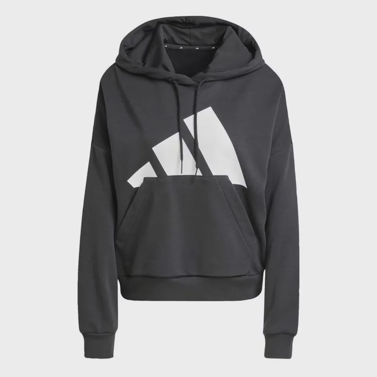 Blusão de Moletom Capuz Adidas Essentials Big Logo French Terry Loose - Feminino