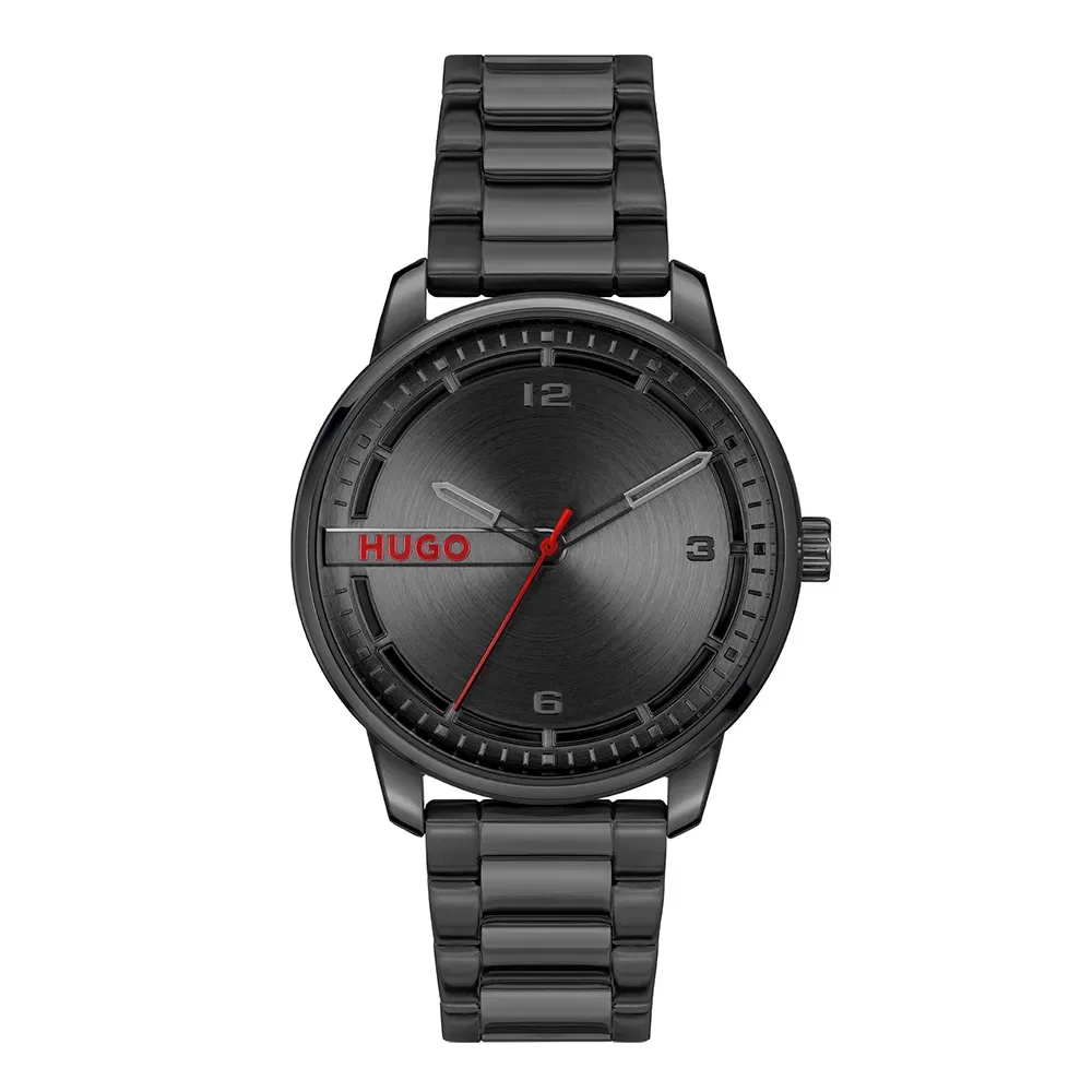 Relógio Hugo Stamp Masculino Preto - 1530365