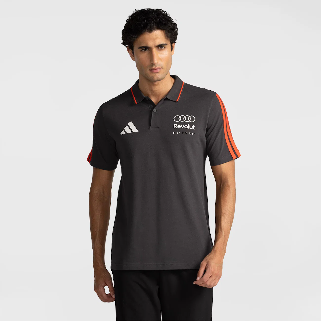 Camisa Polo Adidas Audi Revolut DNA Manga Longa Masculina — imagem 1
