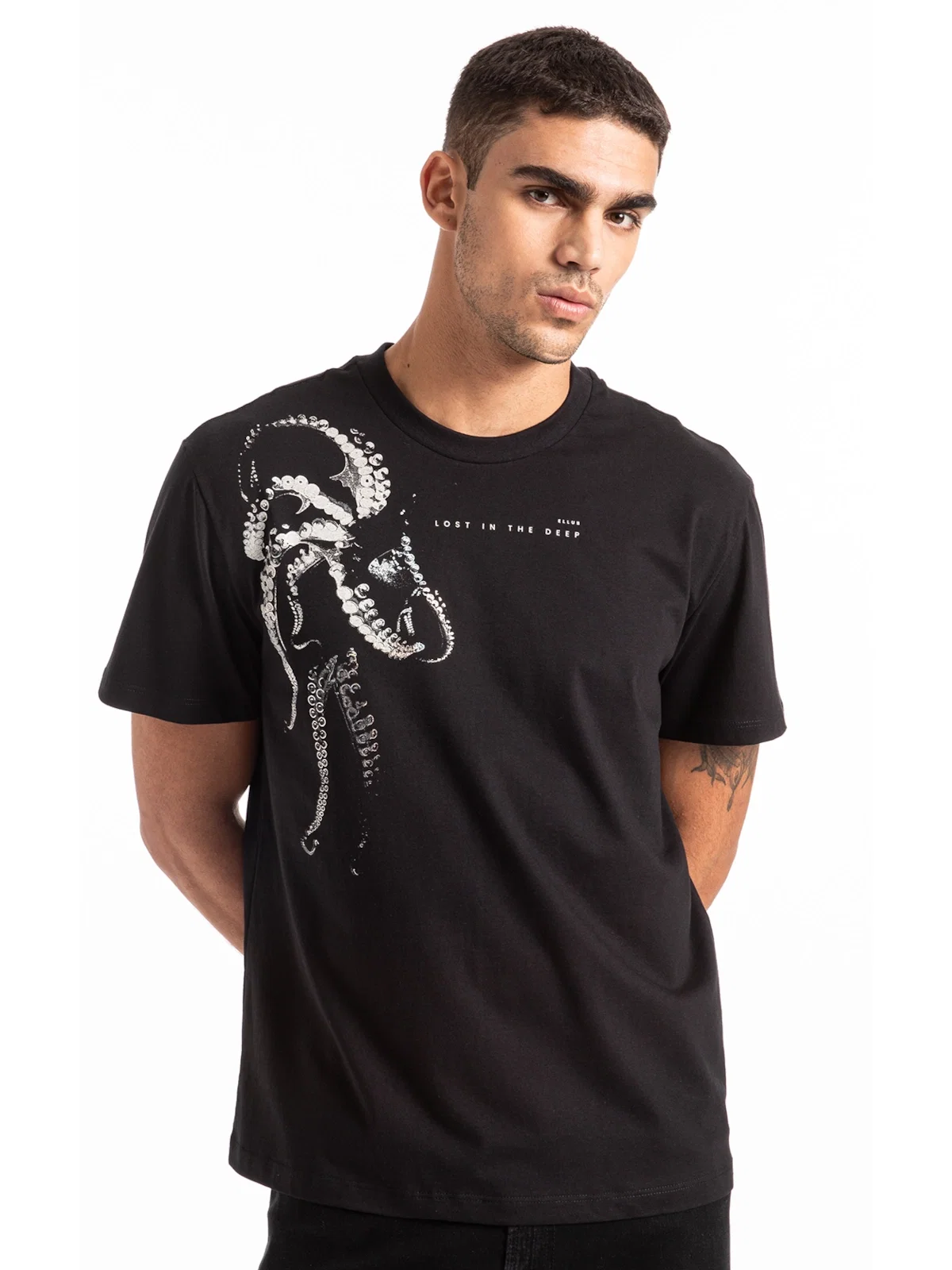 T-Shirt Lost In The Deep Preto