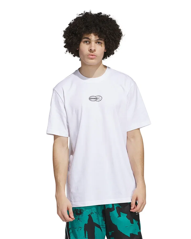 Camiseta adidas Gráfica Get Buckets Masculina — imagem 1