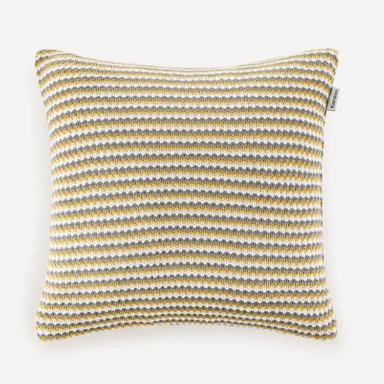 Almofada decorativa Karsten Sam Mostarda