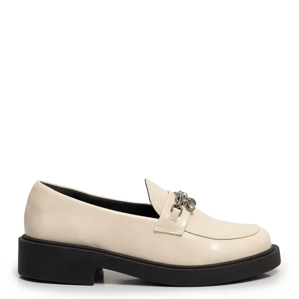 Mocassim Off White Corrente Pingentes — imagem 1