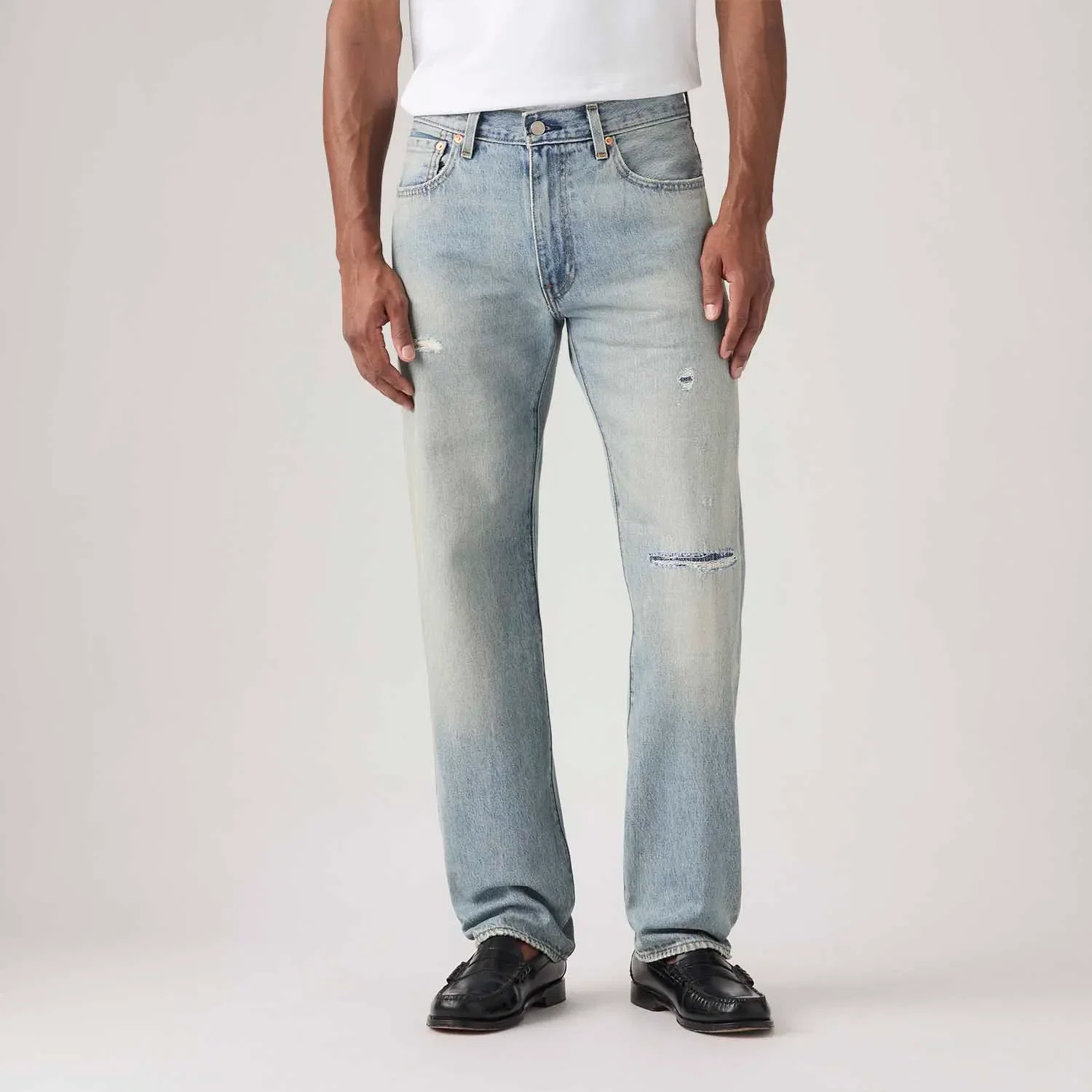 Calça Jeans Levi's® 555® Relaxed Straight Lavagem Clara — imagem 1
