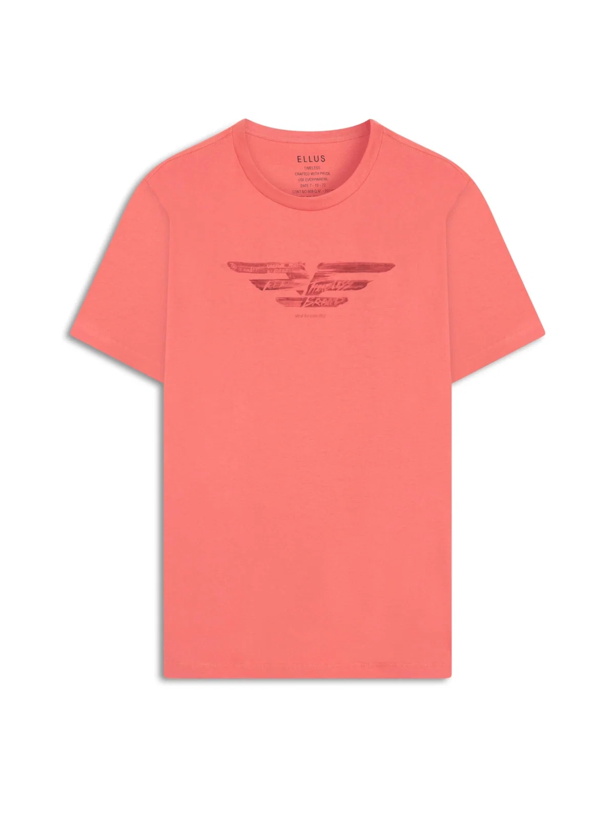 T-Shirt Fine Easa Brush Classic Goiaba