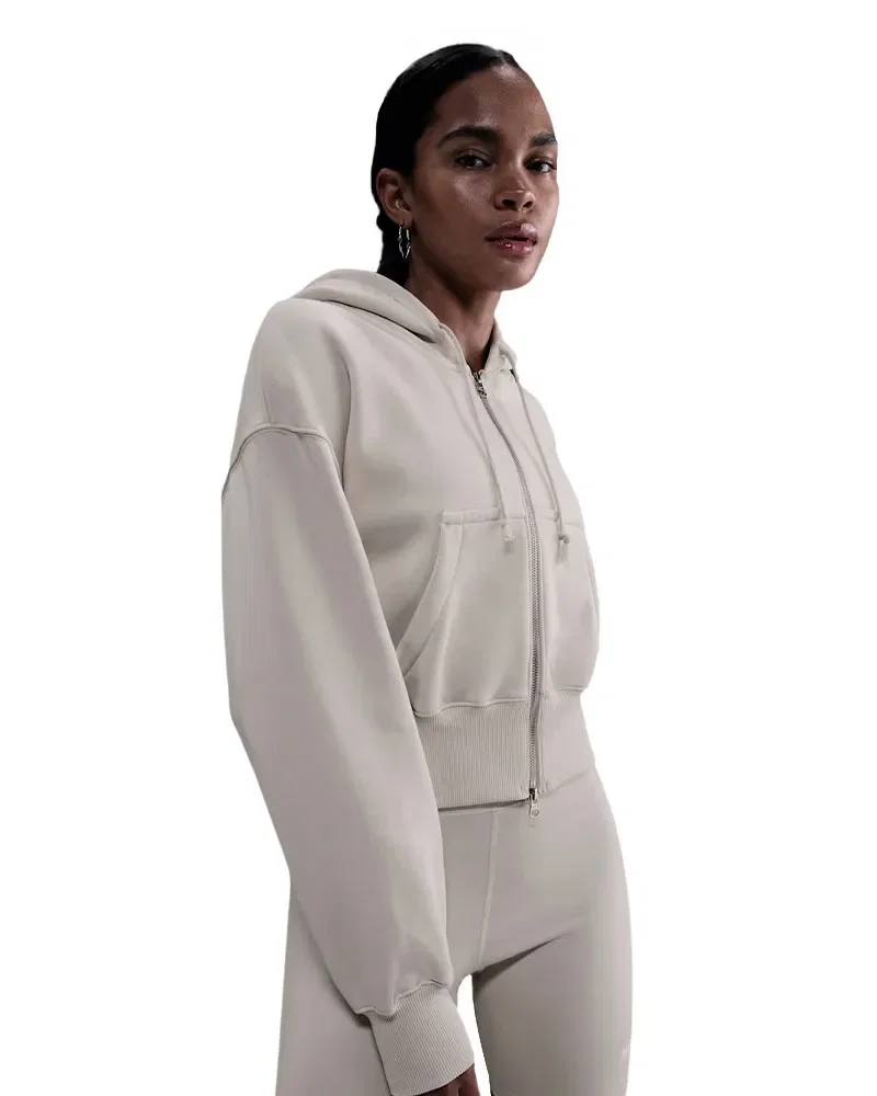 Jaqueta Nike Phoenix Fleece Crop Feminina
