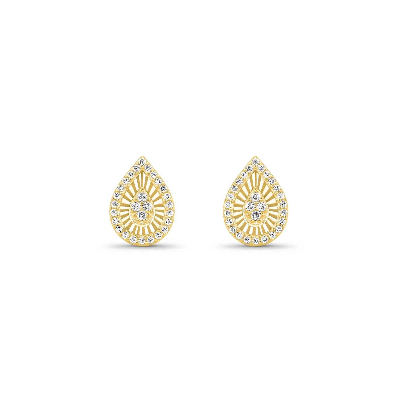 Brinco Lumina II Gota em Ouro Amarelo 18k com Diamantes 0,32 ct — imagem 1
