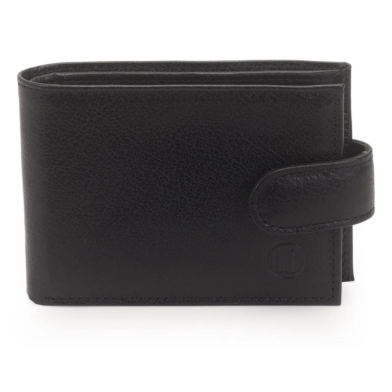 Carteira Masculina Couro Lapela Com Plastico Removivel