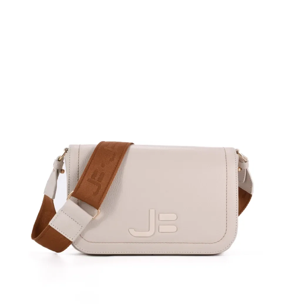 Bolsa Transversal Branco Blanc Couro JB
