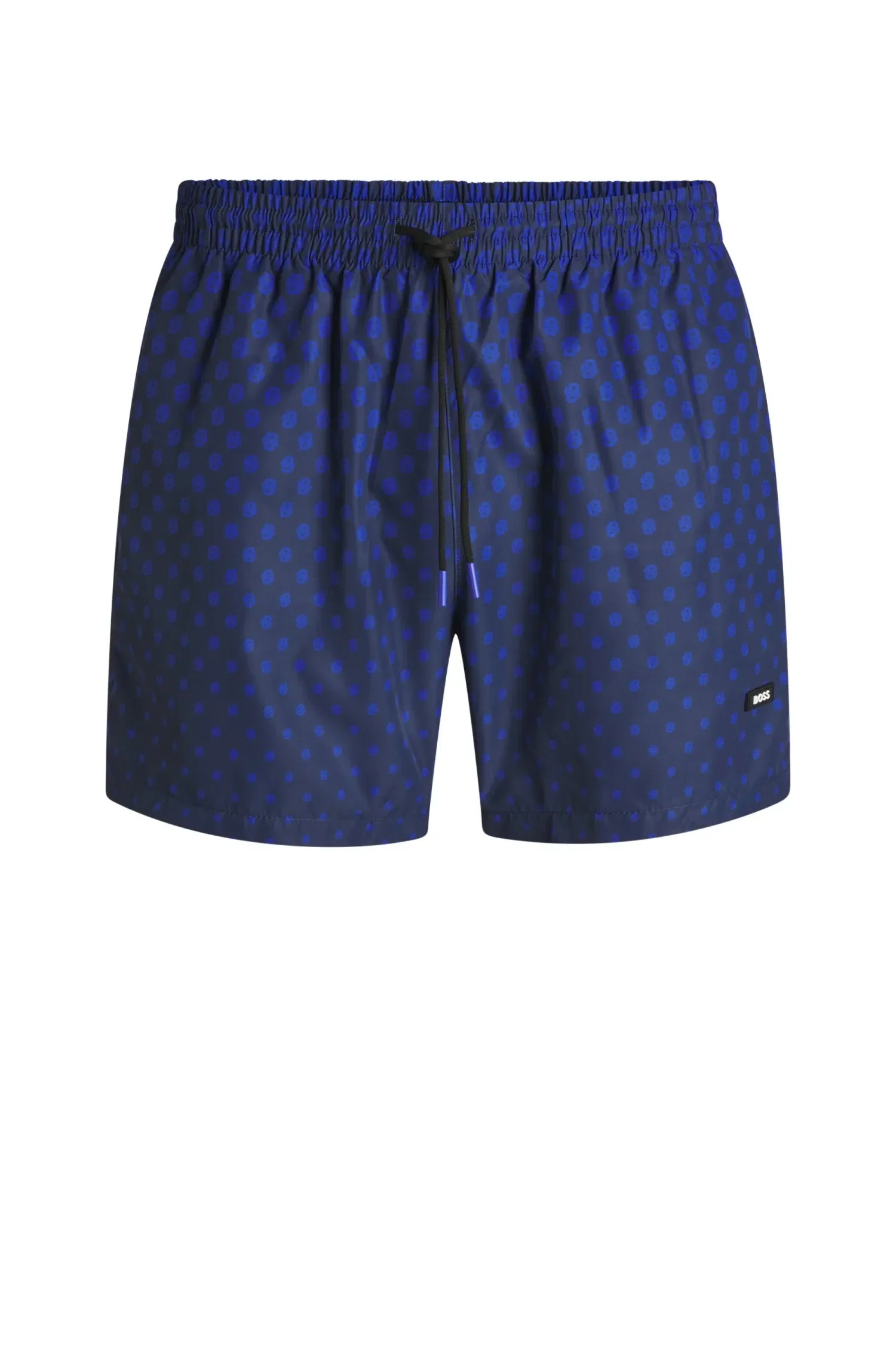 Shorts De Banho Estampados Com Detalhe De Logotipo