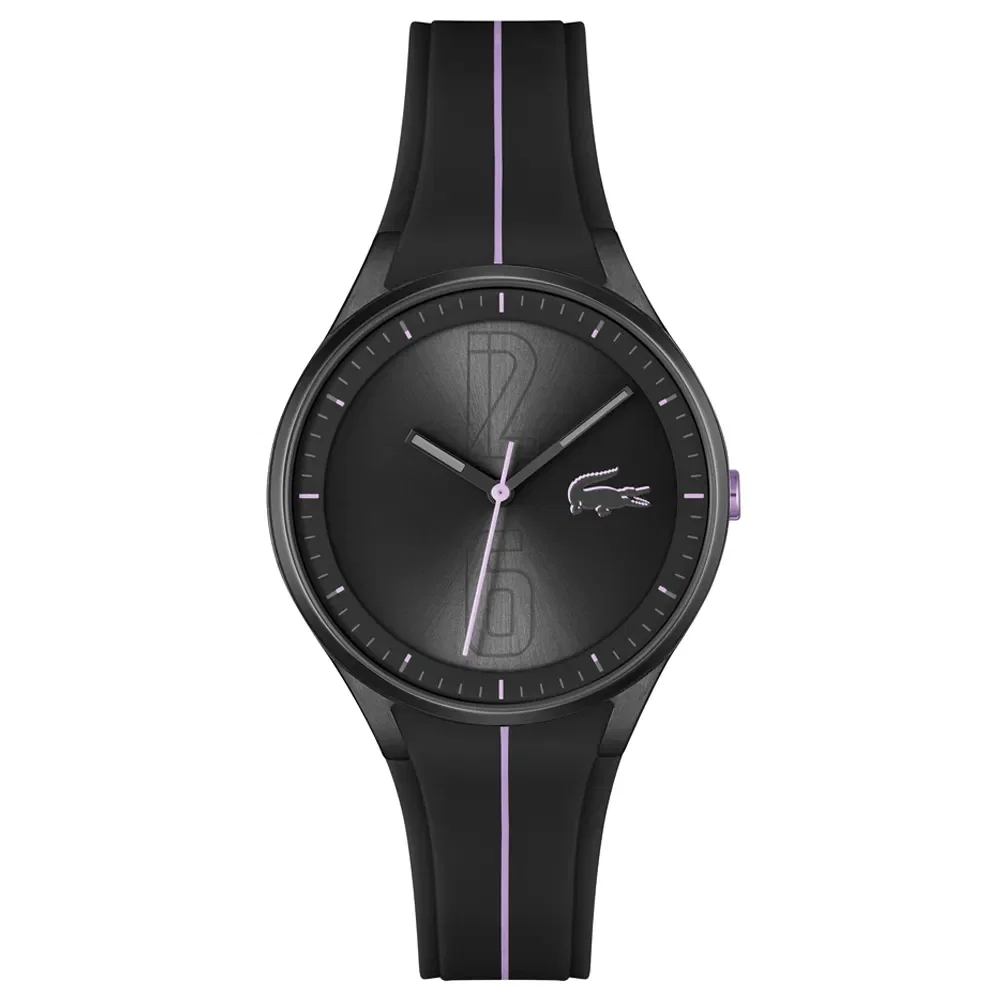 Relógio Lacoste Feminino Borracha Preto 2001350