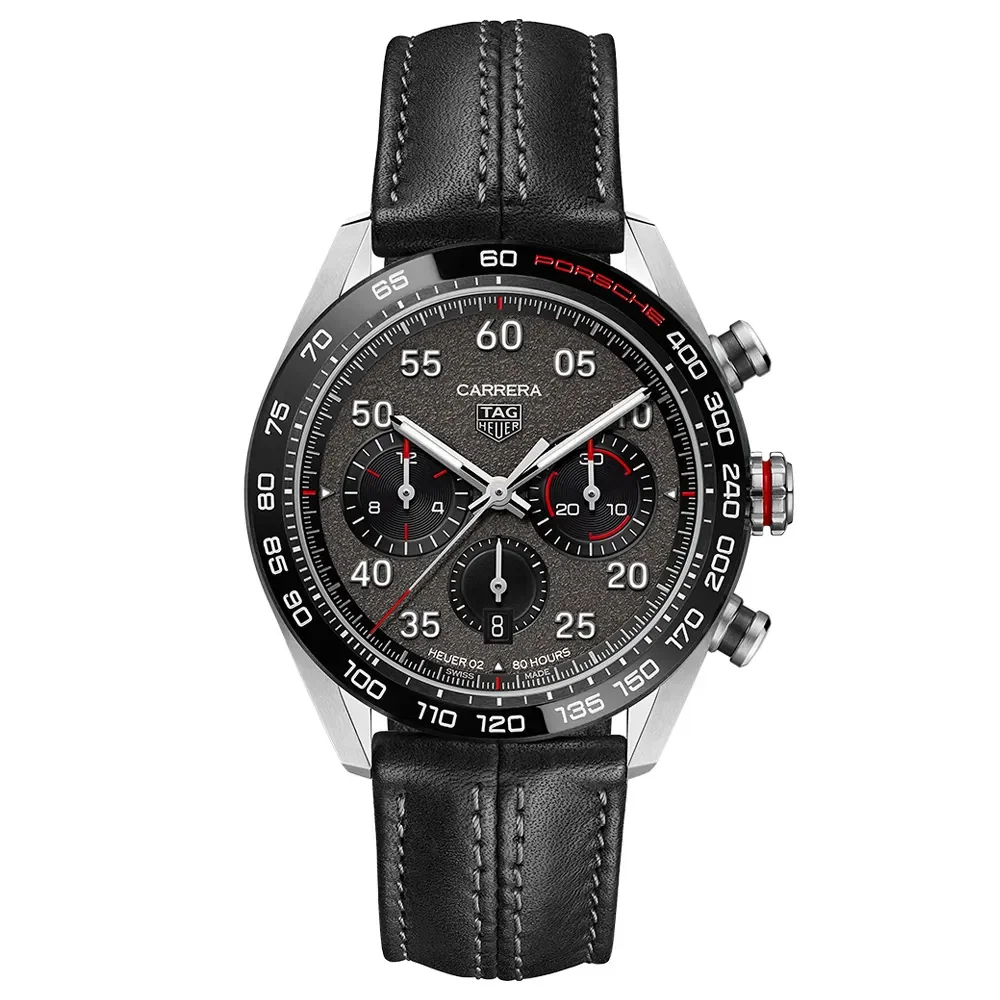 Relógio Tag Heuer Carrera Automático Masculino em Couro Preto CBN2A1F.FC6492 — imagem 1