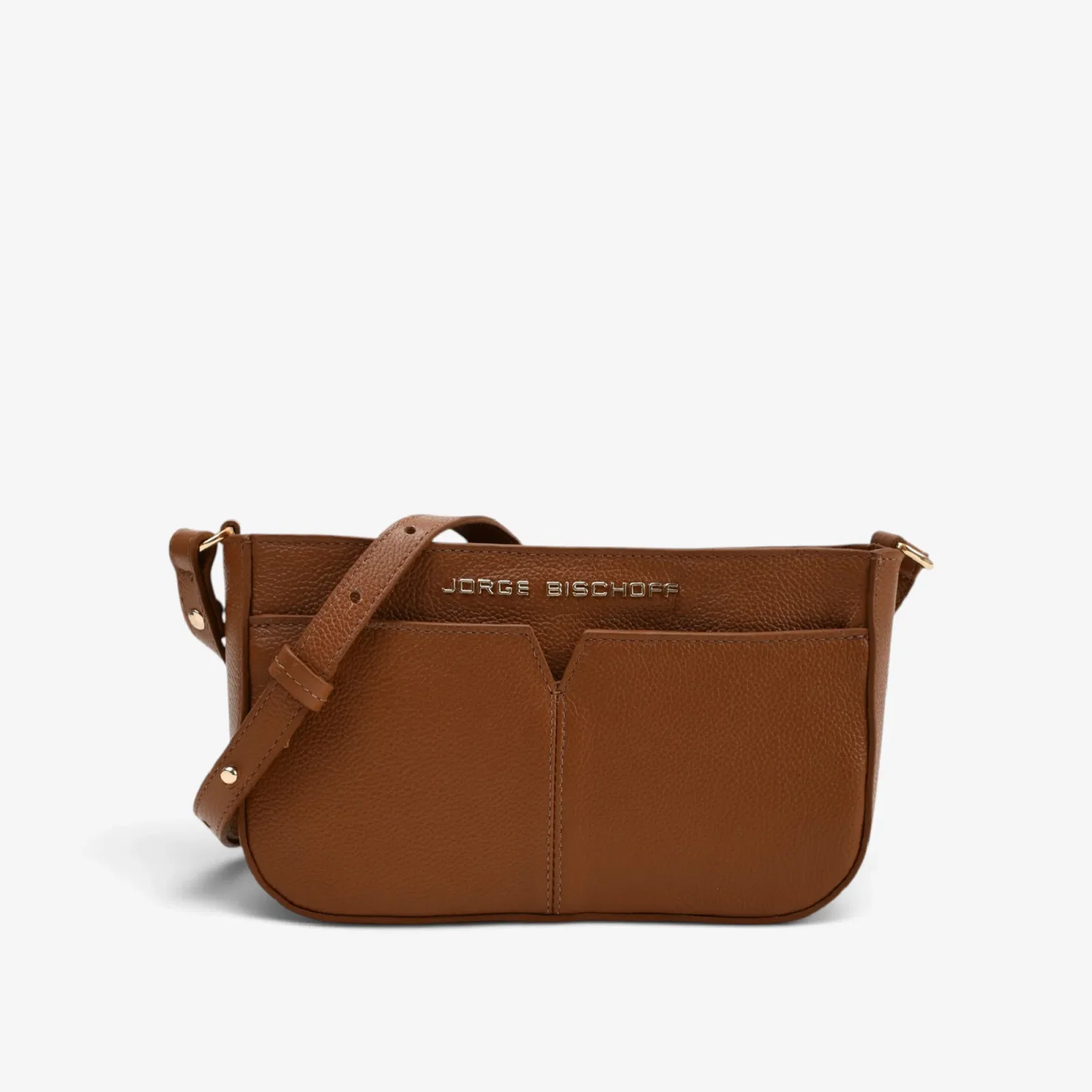 Bolsa Transversal Caramelo Mascavo Couro