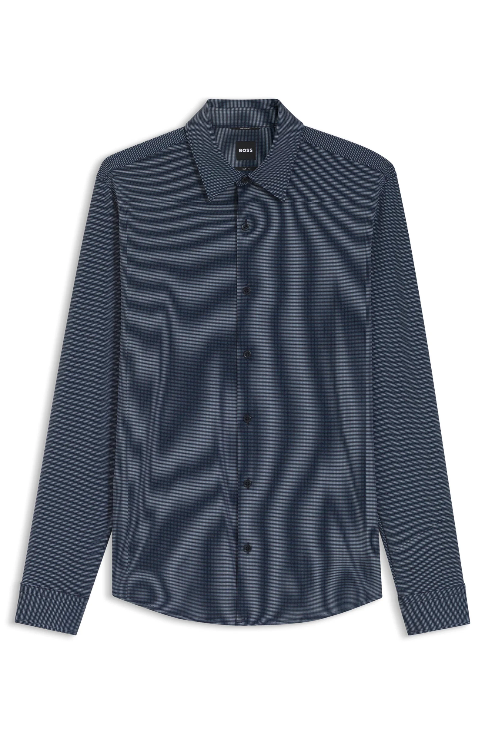 Camisa Slim Fit Em Jersey